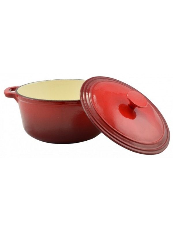 Gietijzeren Braadpan Rood