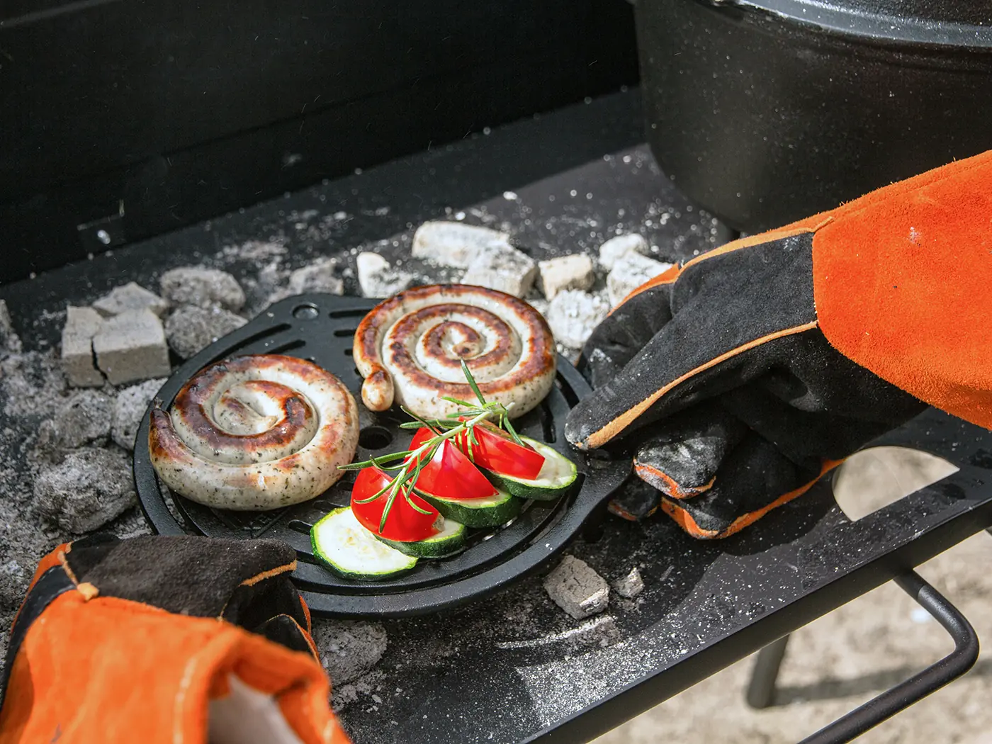 Petromax Gietijzeren onderzetter met pootjes 23cm - Afbeelding 5