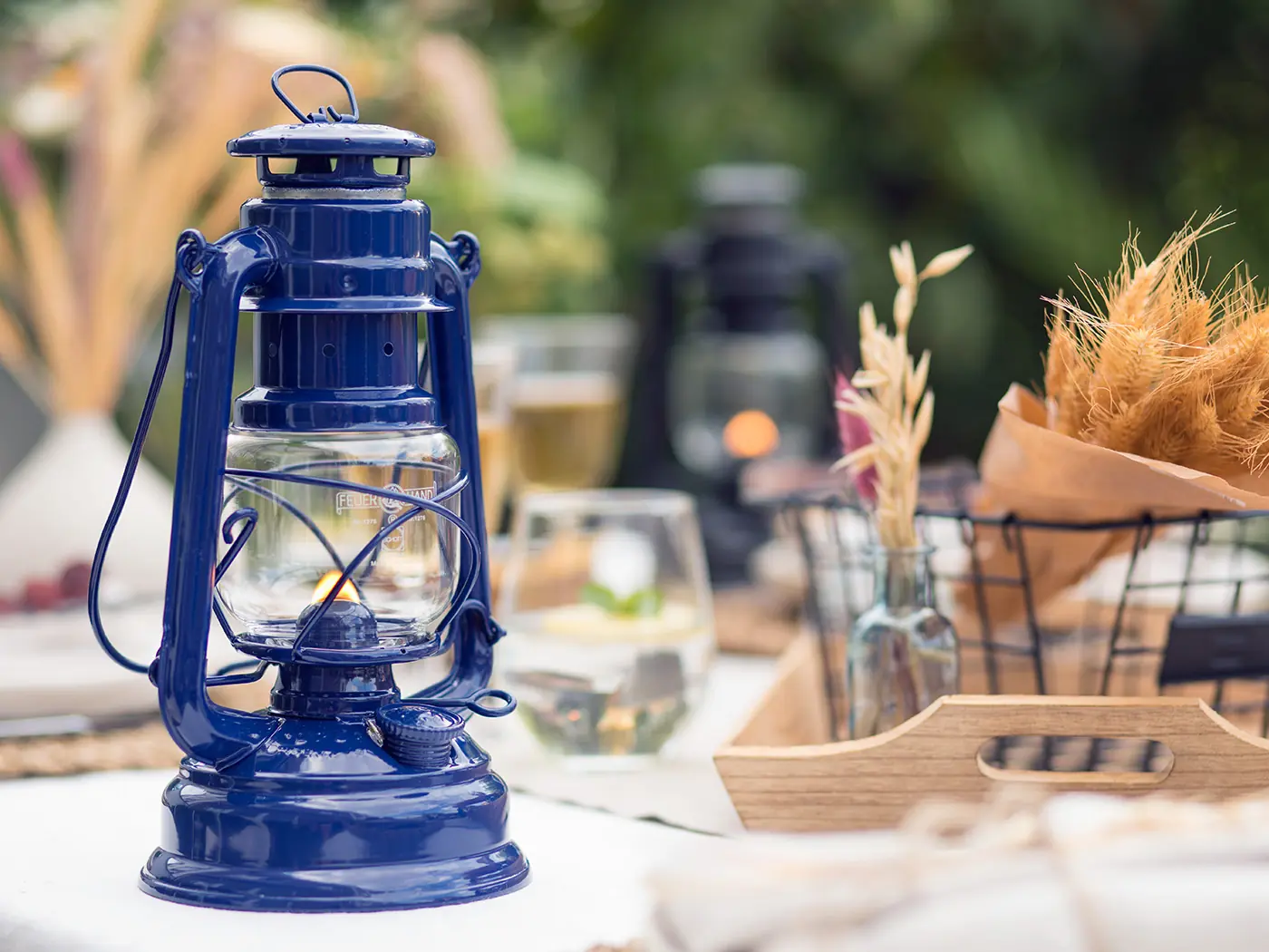 Feuerhand olielamp Kobalt blauw - Afbeelding 2
