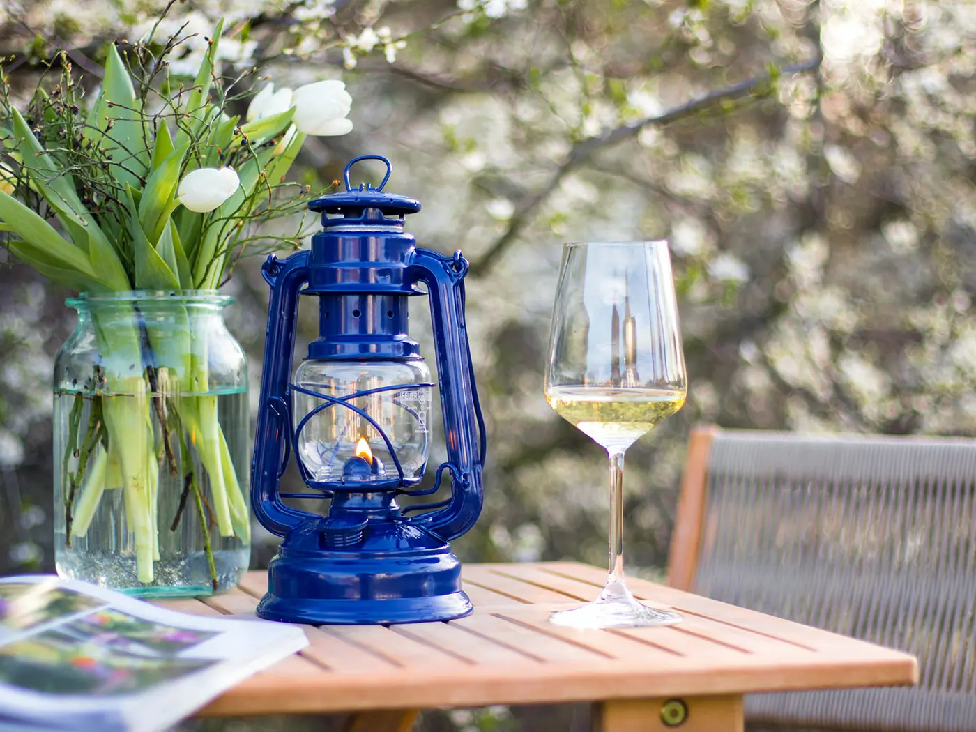 Feuerhand olielamp Kobalt blauw - Afbeelding 3