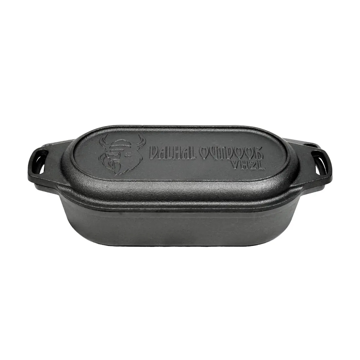 Valhal DUTCH OVEN/2 SKILLETS 2L, OVAAL