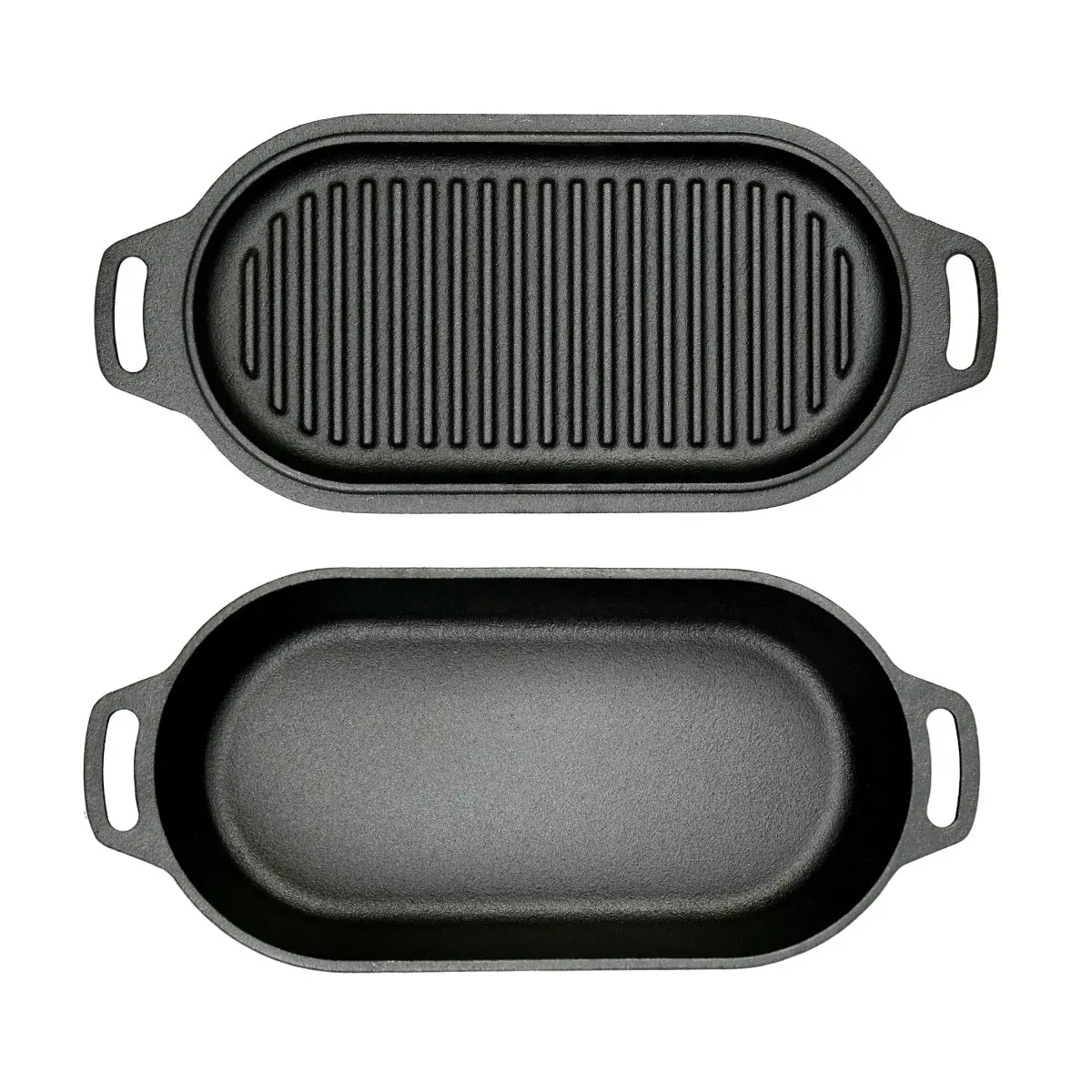 Valhal DUTCH OVEN/2 SKILLETS 2L, OVAAL - Afbeelding 2