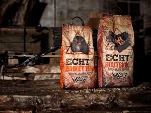 ECHT® Houtskool, Briketten en aanmaakwokkels
