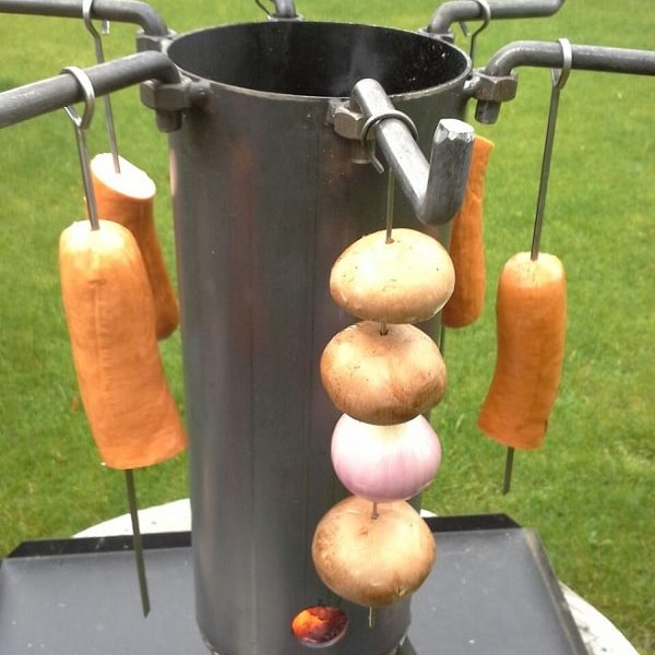 Grill Tube met houten kist Grill Tube met houten kist